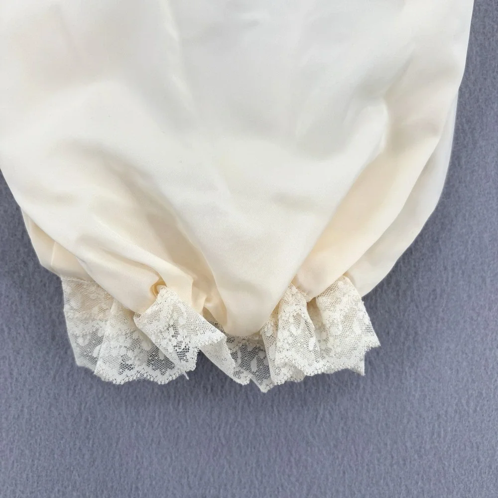 NWT Vintage‎ Shepherd Baby Christening Gown Unisex Layette Cream Lace USA